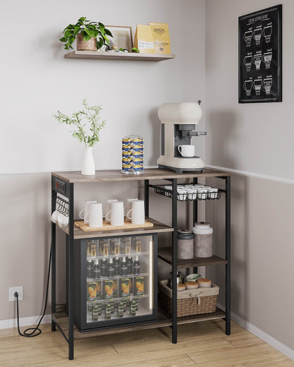 Baker's Rack with Charging Station