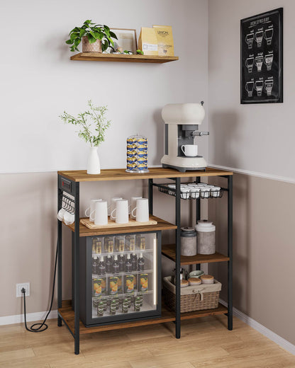 Baker's Rack with Charging Station