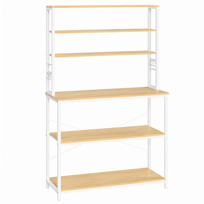 Industrial-Style Kitchen Storage Unit, 40 x 60 x 167 cm, Brown - image 22