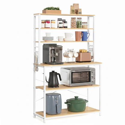 Industrial-Style Kitchen Storage Unit, 40 x 60 x 167 cm, Brown - image 23