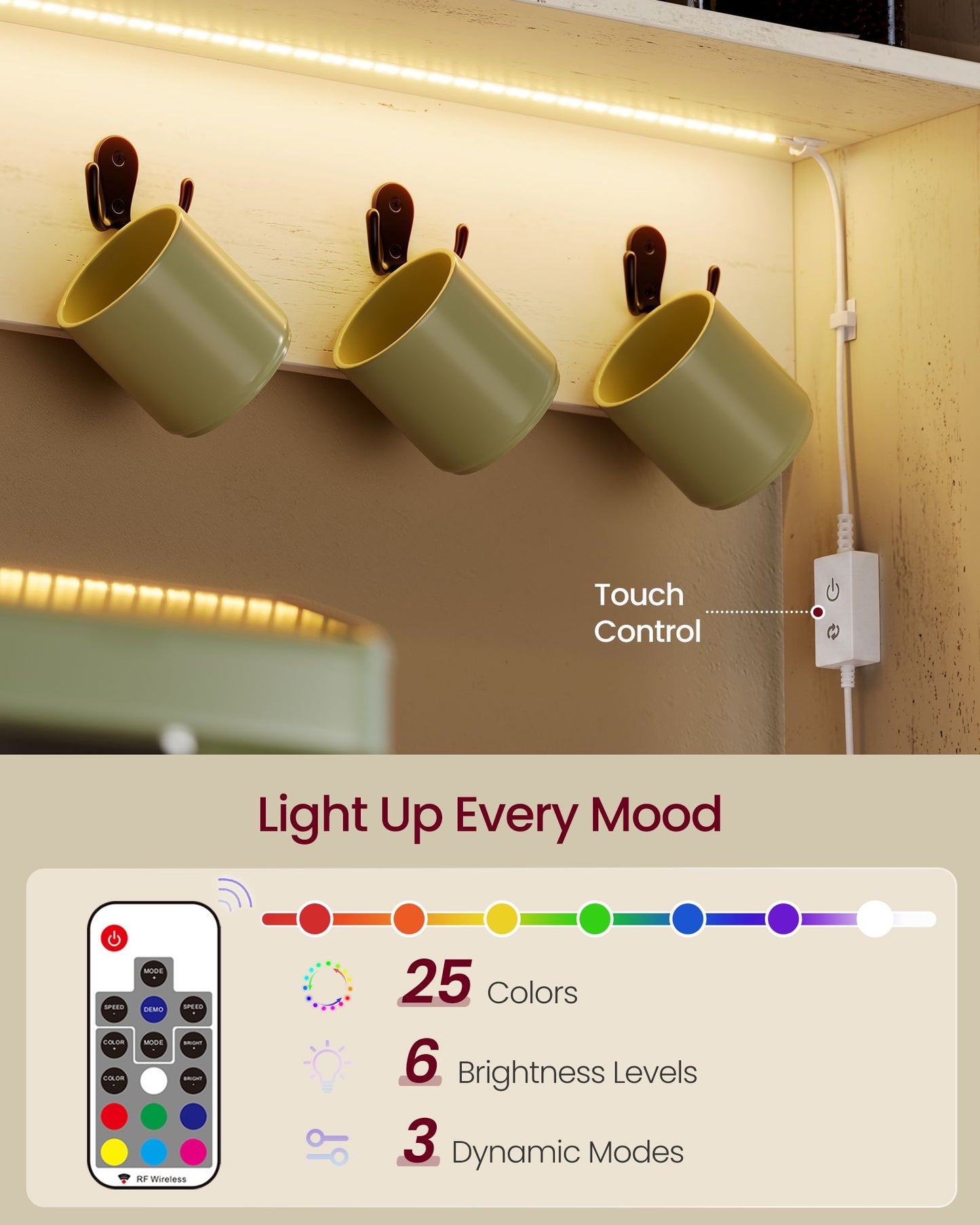 Baker's Rack with LED Lights and Power Outlet - image 2