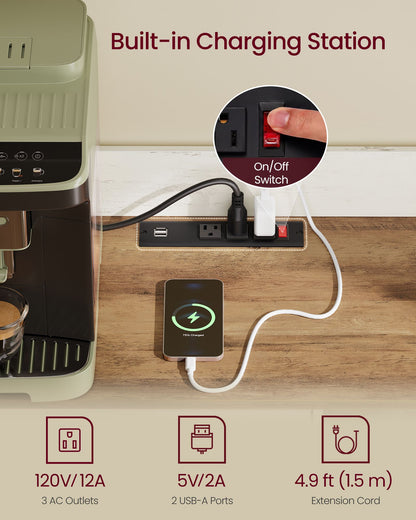 Baker's Rack with LED Lights and Power Outlet - image 4
