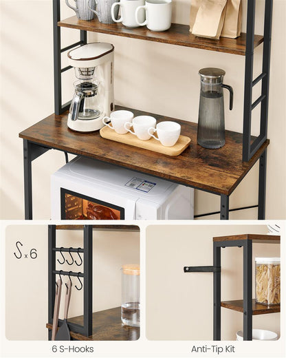 Bakers Rack with Power Outlet