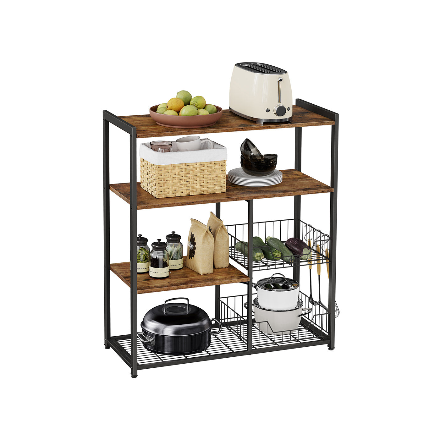 Mesh Baskets Kitchen Shelf - image 1