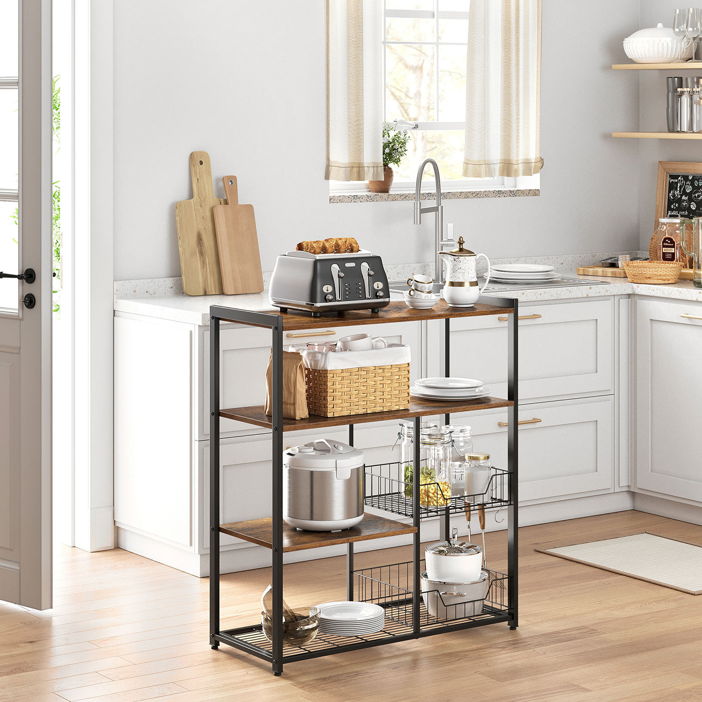 Mesh Baskets Kitchen Shelf - image 2