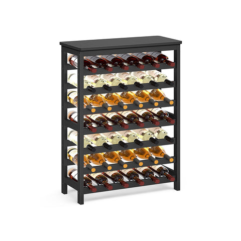 42-Bottle Wine Rack Free Standing Floor