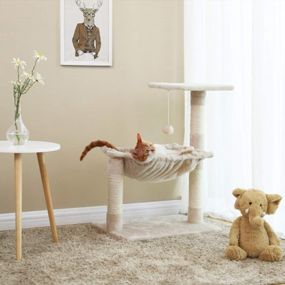 Plush Basket Cat Tree