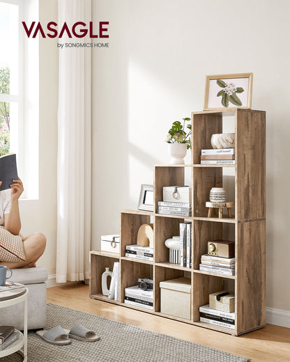10-Cube Bookcase Camel Brown - image 2
