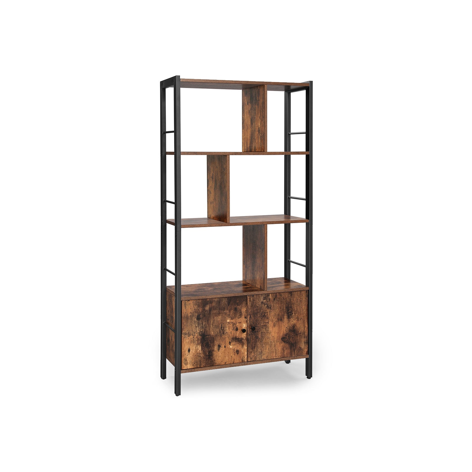 Large Bookcase with Doors and 4 Shelves - image 2