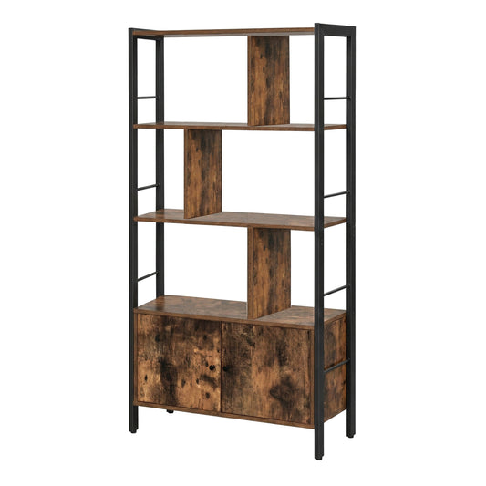 5-Tier Floating Corner Shelf, Wall Mounted Bookshelf - image 1