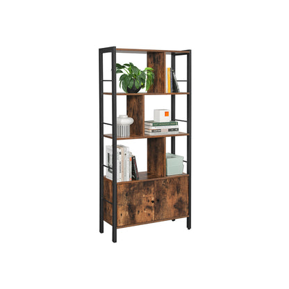 Large Bookcase with Doors and 4 Shelves - image 3