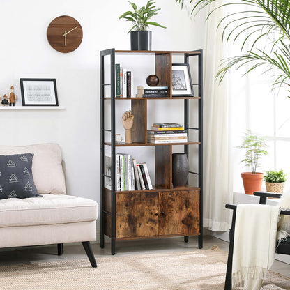 Large Bookcase with Doors and 4 Shelves - image 4