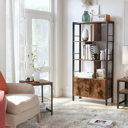Large Bookcase with Doors and 4 Shelves - image 5