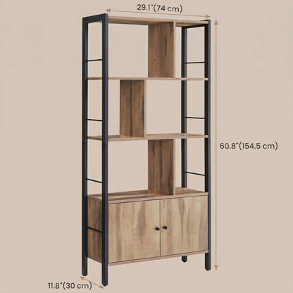 5-Tier Floating Corner Shelf, Wall Mounted Bookshelf - image 12