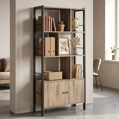 5-Tier Floating Corner Shelf, Wall Mounted Bookshelf - image 13