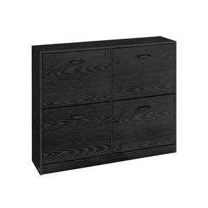 Shoe Cabinet with 4 Flip Doors