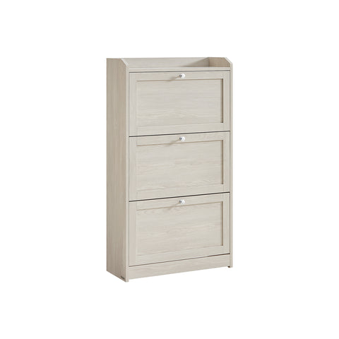Shoe Cabinet with 3 Flip Drawers