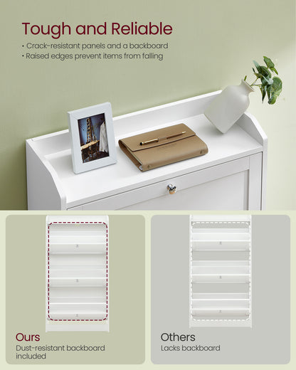 Shoe Cabinet with 3 Flip Drawers