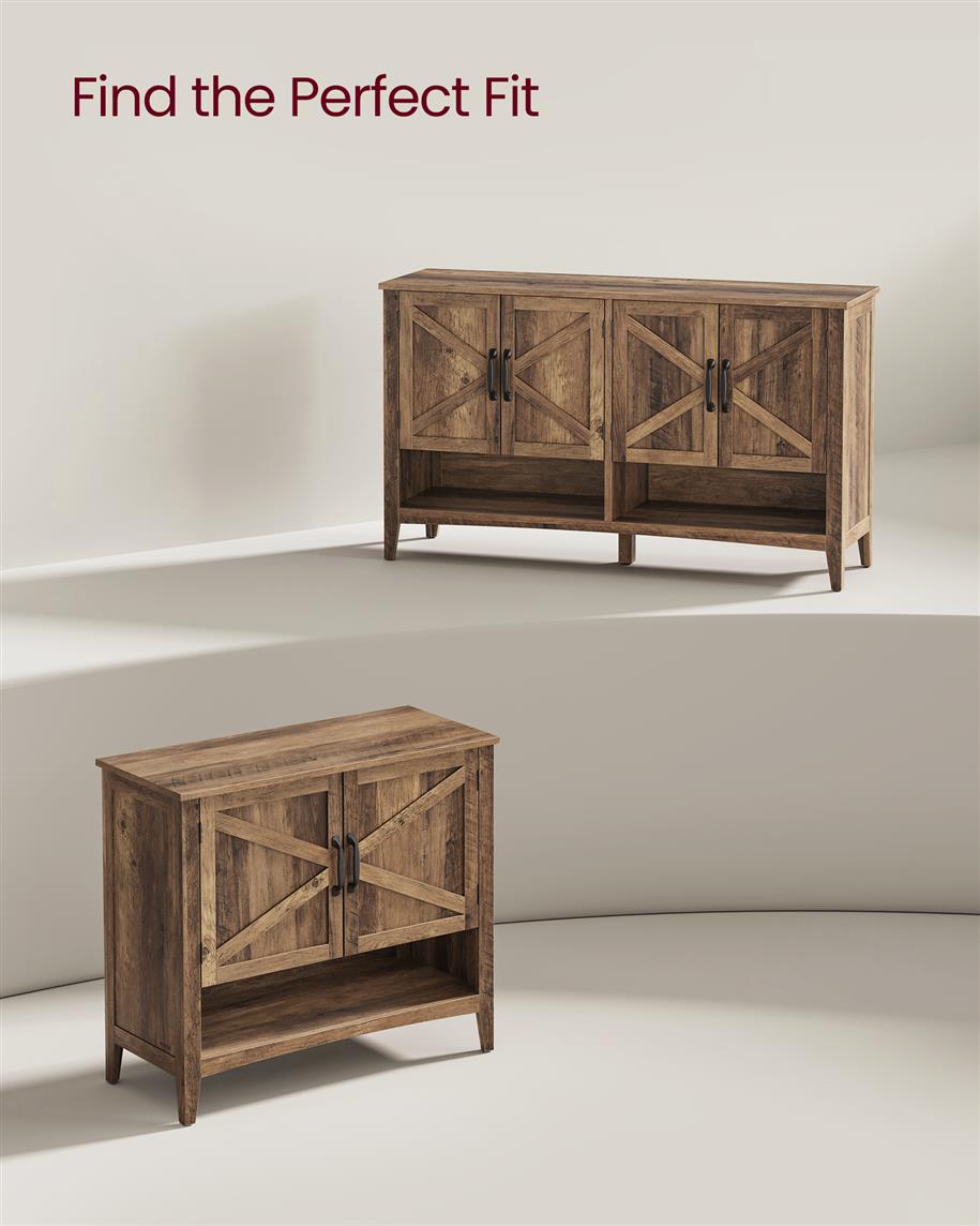 3-Tier Shoe Cabinet with Height-Adjustable Shelf - HWLEXTRA 