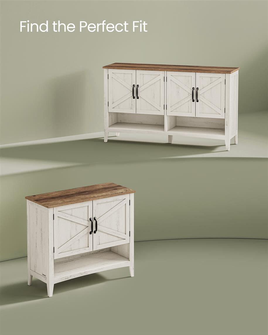 3-Tier Shoe Cabinet with Height-Adjustable Shelf - HWLEXTRA 