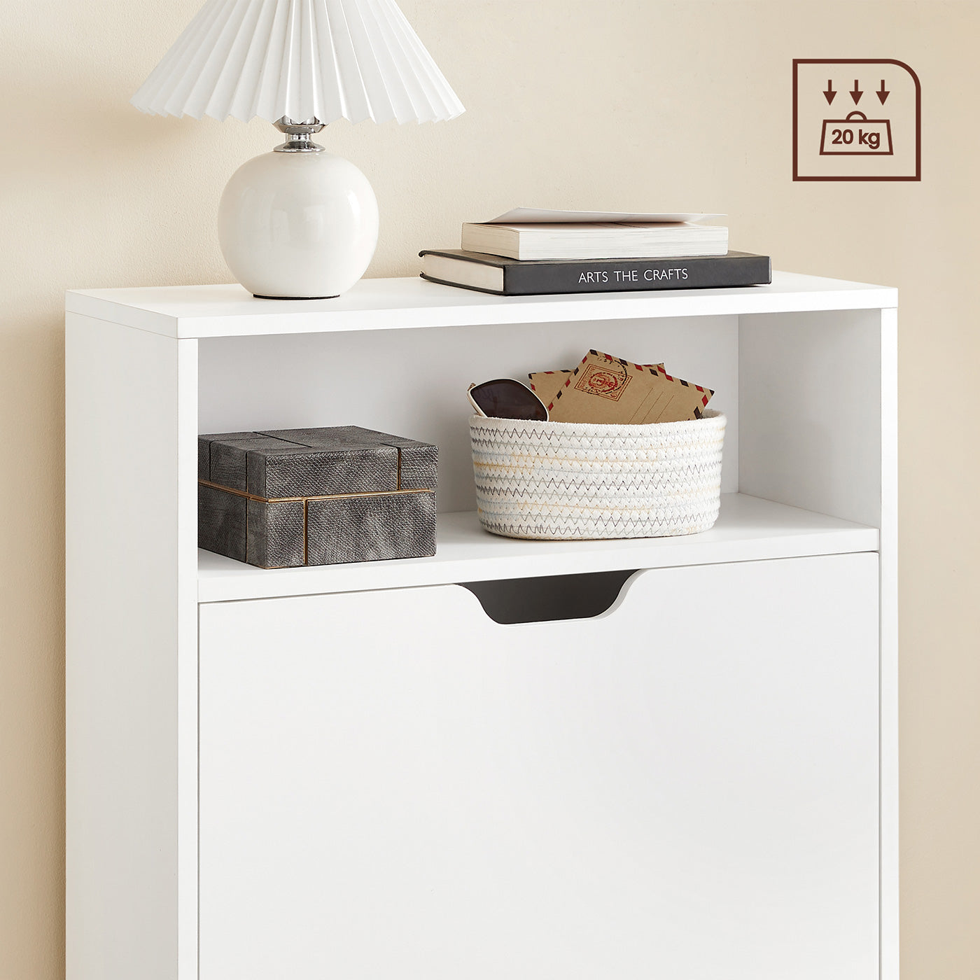 Shoe Cabinet with 2 Flaps - image 14