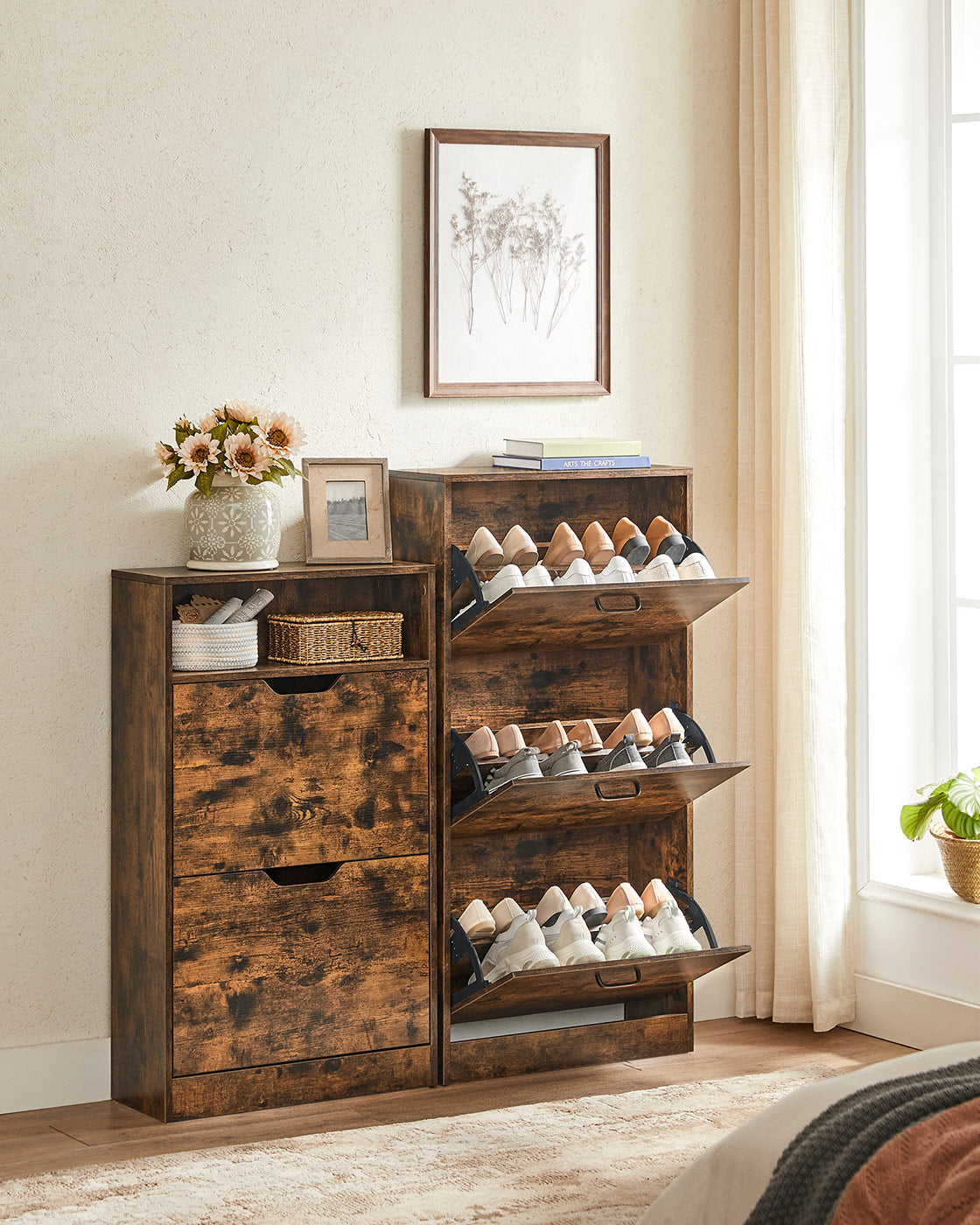 Shoe Cabinet with 2 Flaps - image 4