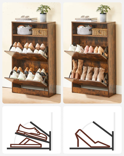 Shoe Cabinet with 2 Flaps - image 6