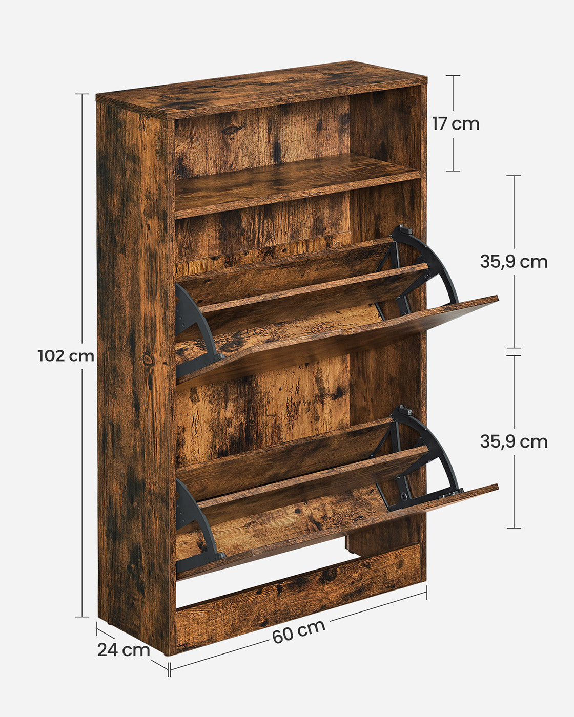 Shoe Cabinet with 2 Flaps - image 8