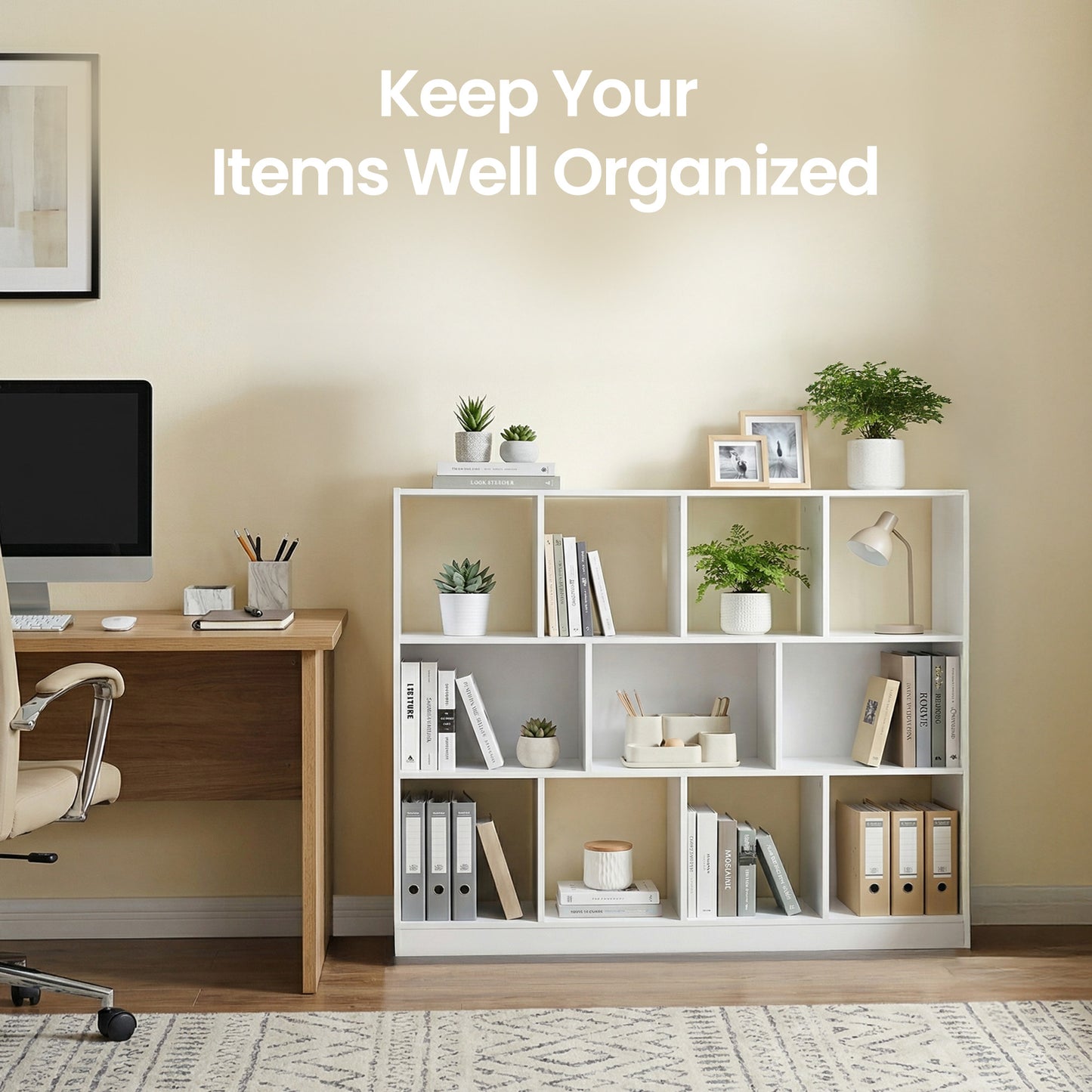 Bookcase, Bookshelf, Freestanding Storage Unit - image 8