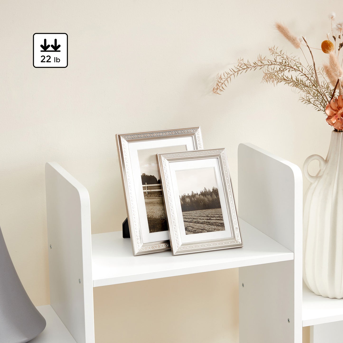 Tree-Shaped Bookcase with 13 Storage Shelves White - image 5