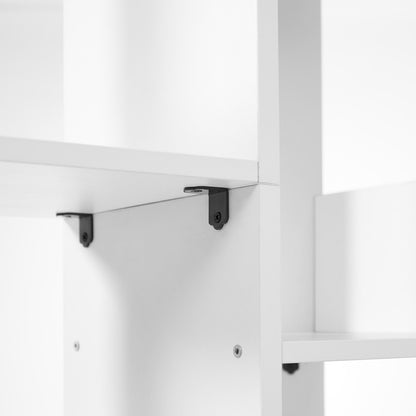 Tree-Shaped Bookcase with 13 Storage Shelves White - image 8