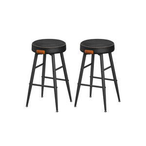 EKHO Collection - Counter Stools Set of 2, Ink Black