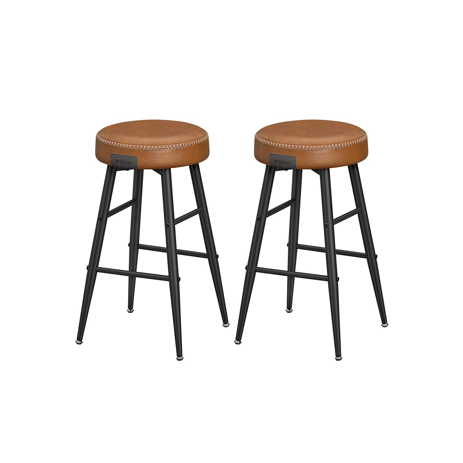EKHO Collection - Counter Stools Set of 2, Camarel Brown