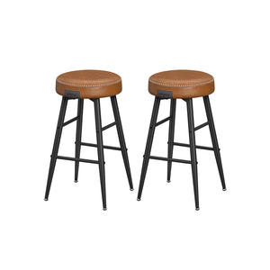 EKHO Collection - Counter Stools Set of 2, Camarel Brown