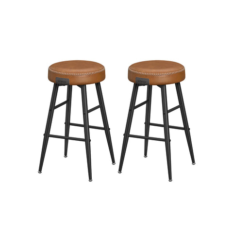 EKHO Collection - Counter Stools Set of 2, Camarel Brown