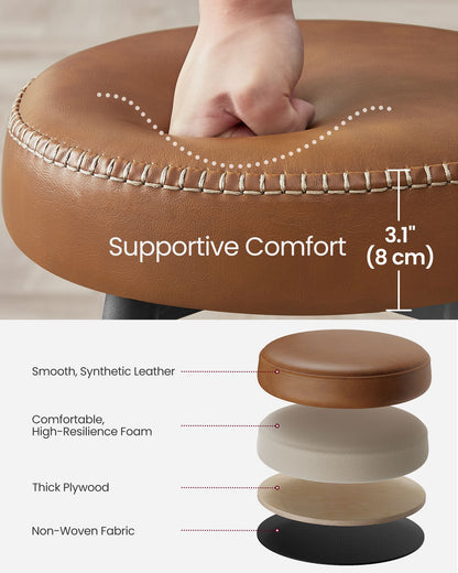 EKHO Collection - Counter Stools Set of 2, Camarel Brown