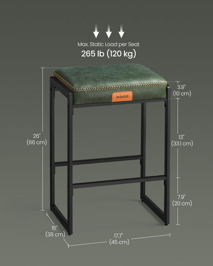 EKHO Collection - Counter Height Bar Stools Set of Two