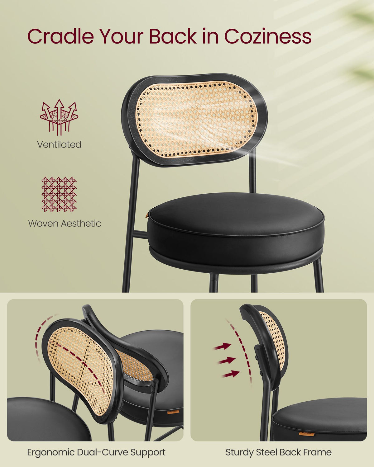 Bar Stools Set of 4 - image 7
