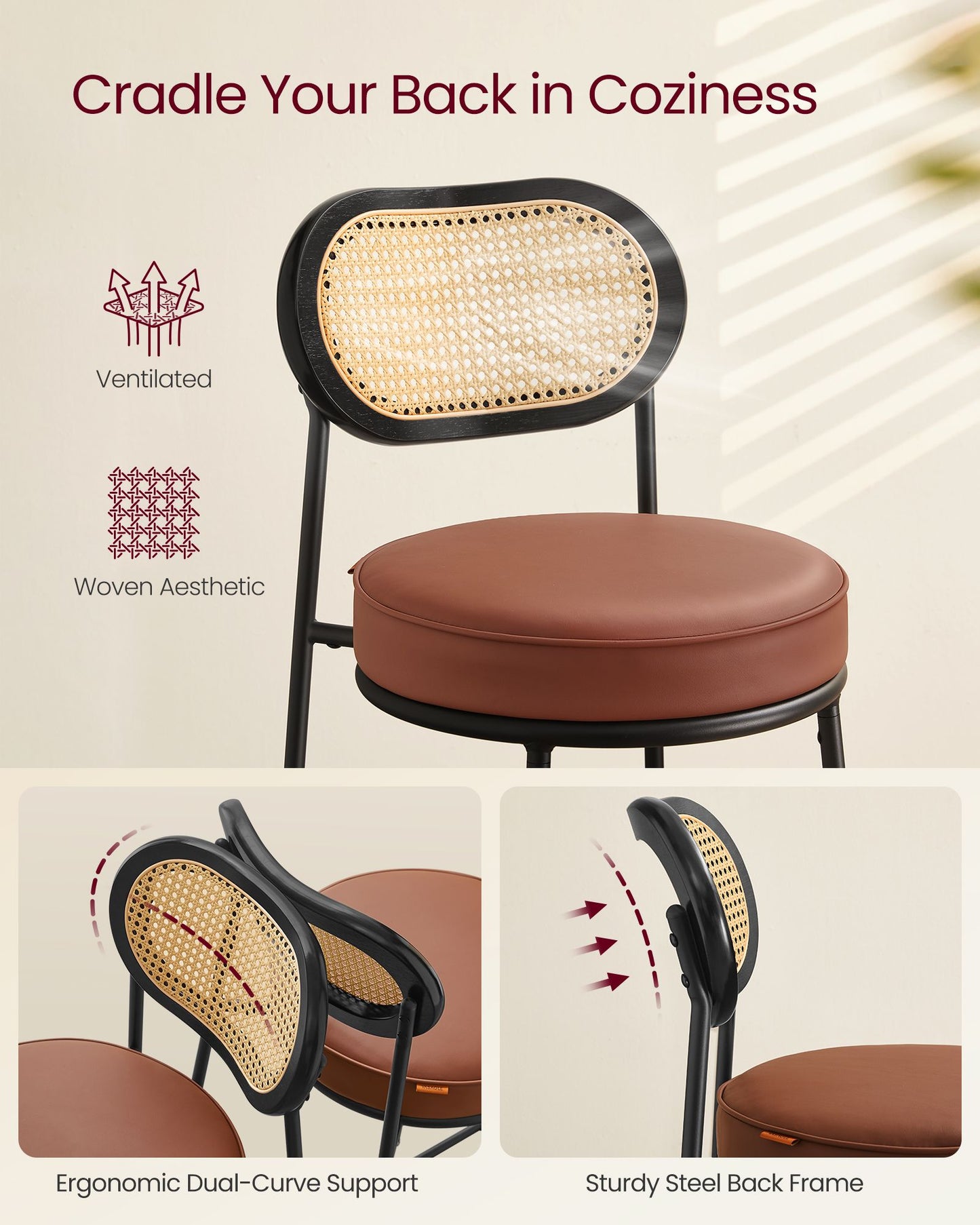 Bar Stools Set of 4 - image 2