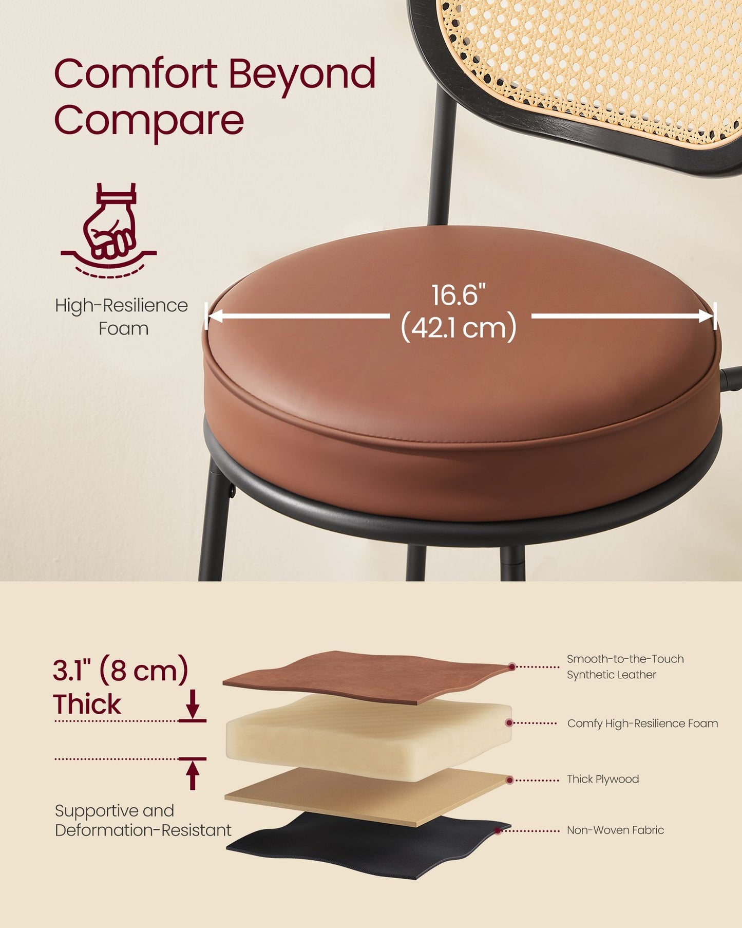 Bar Stools Set of 4 - image 3