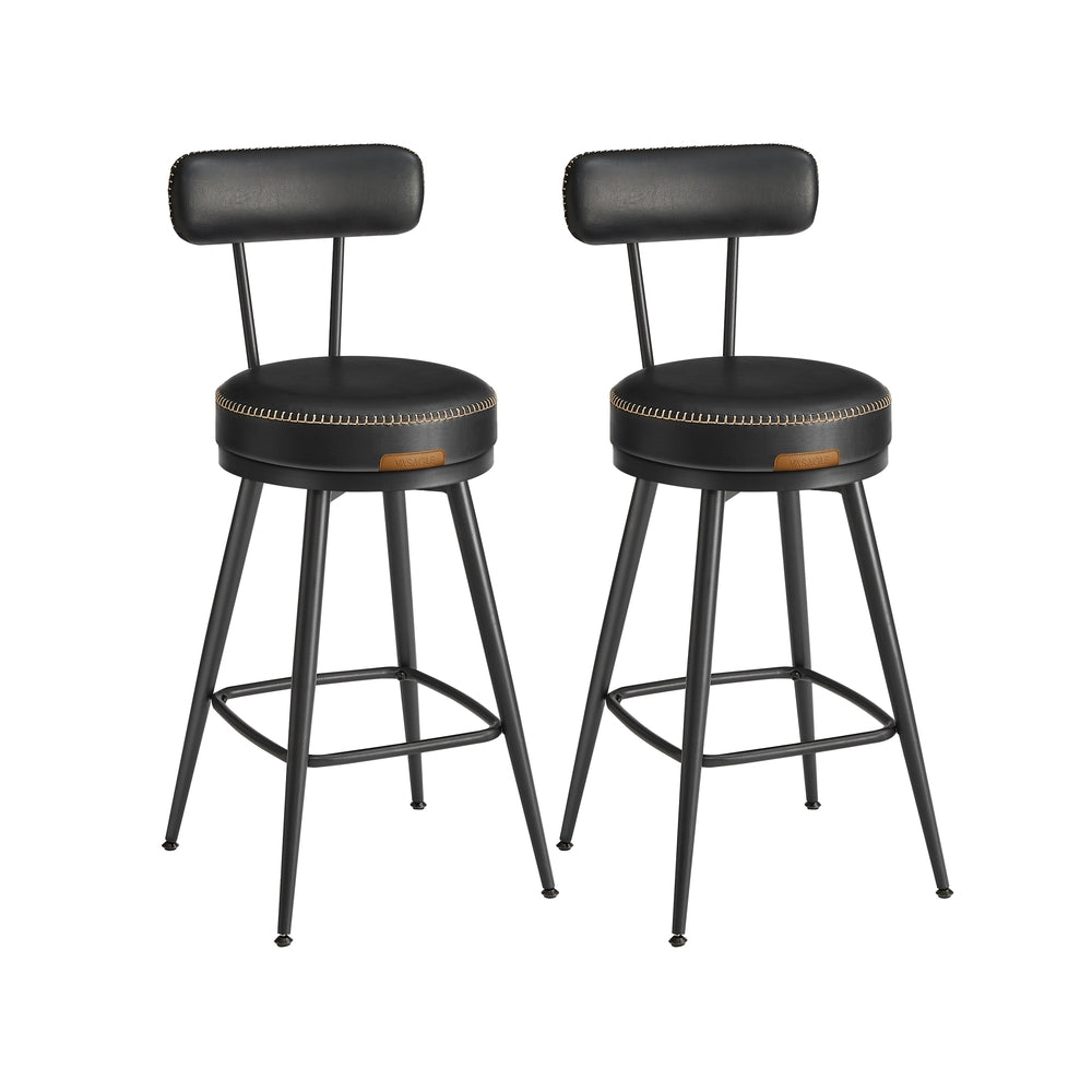 EKHO Collection - Bar Stools Set of 2, 25.6-Inch Tall