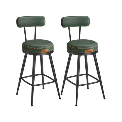 EKHO Collection - Bar Stools Set of 2, 25.6-Inch Tall