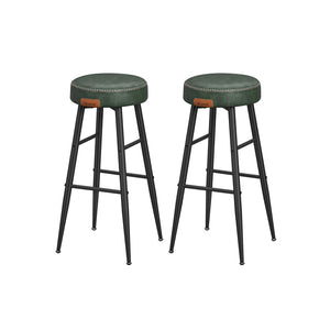 EKHO Collection - Bar Stools Set of 2, Forest Green