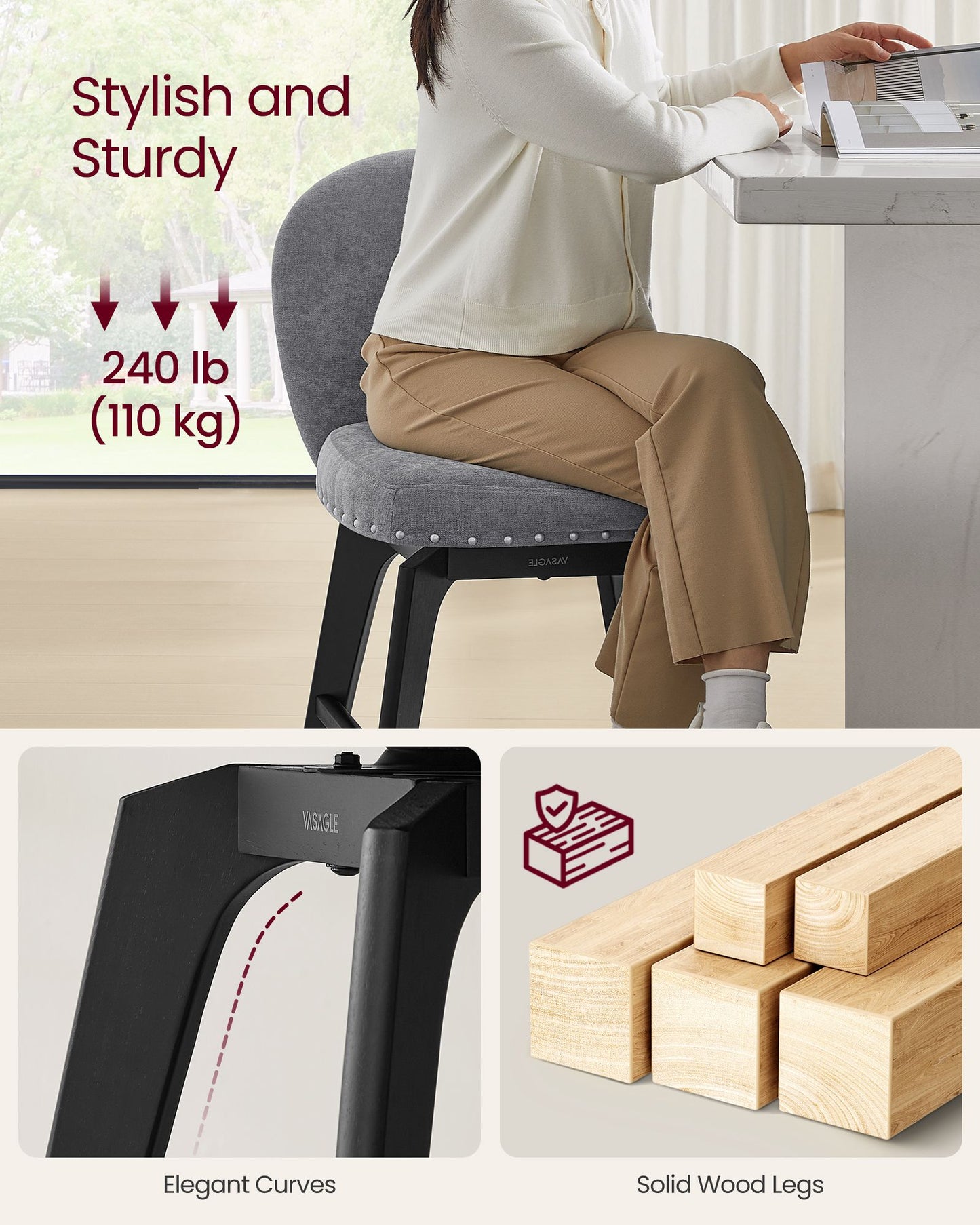 Bar Stools Set of 4