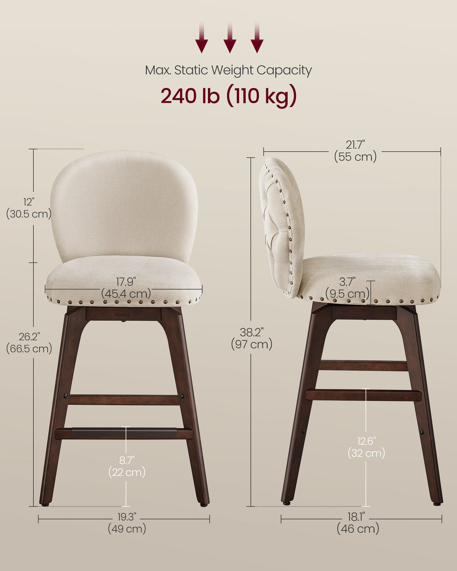 Stools Set of 4 - image 2