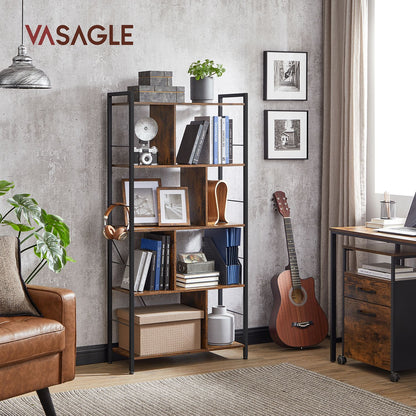 Bookshelf，5 Tier Living Room Shelf - image 2