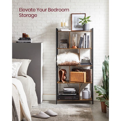 5 Tier Shelving Unit with Open Compartments