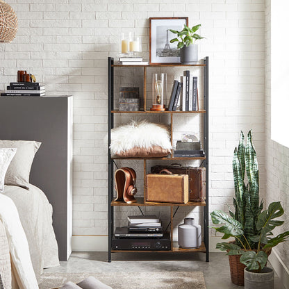 Bookshelf，5 Tier Living Room Shelf - image 4