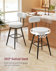 360° Swivel Bar Stools Set of 4 - image 11