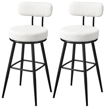 360° Swivel Bar Stools Set of 2 - image 4